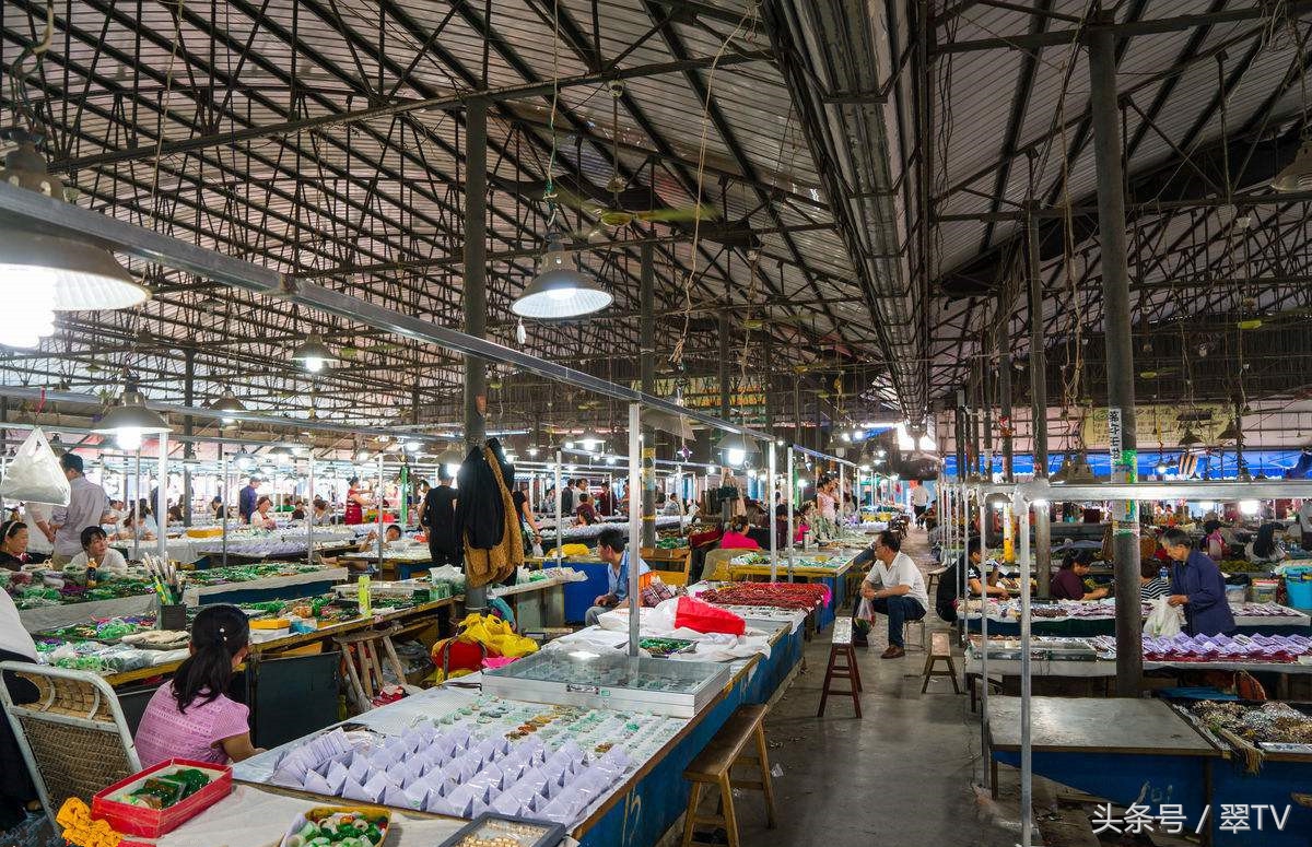 中国和缅甸翡翠交易市场,探索缅甸金三角