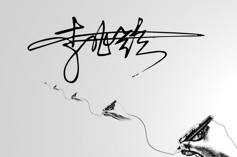 艺术签名不会写怎么办,艺术签名不认识字