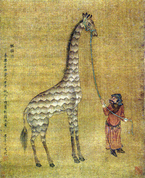 郑和下西洋的麒麟是什么,为什么郑和带回来的麒麟是长颈鹿