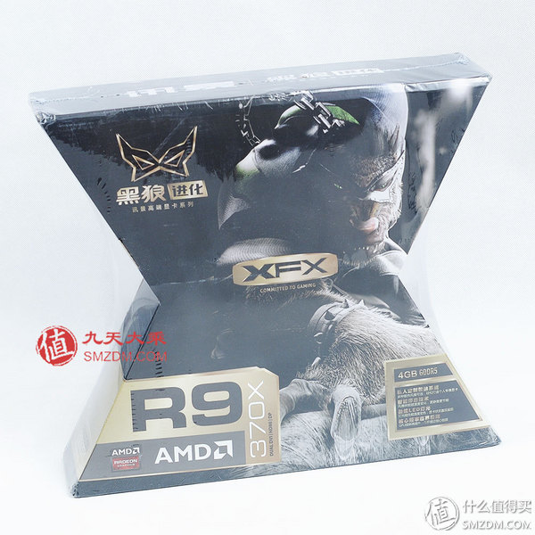 讯景rx5804g黑狼显卡,讯景r9370x4g显卡尺寸