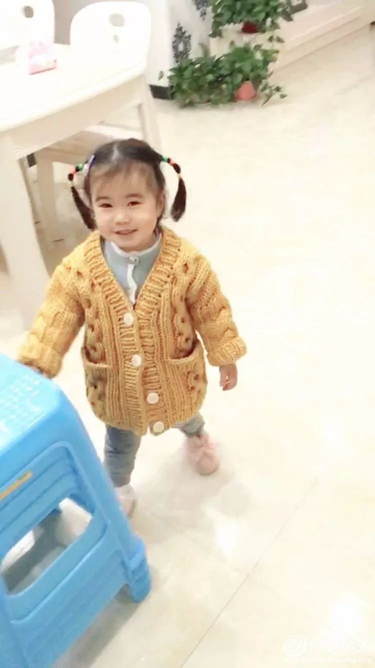 织短款棒针毛衣粗线宽松版女,粗棒针儿童新款毛衣女