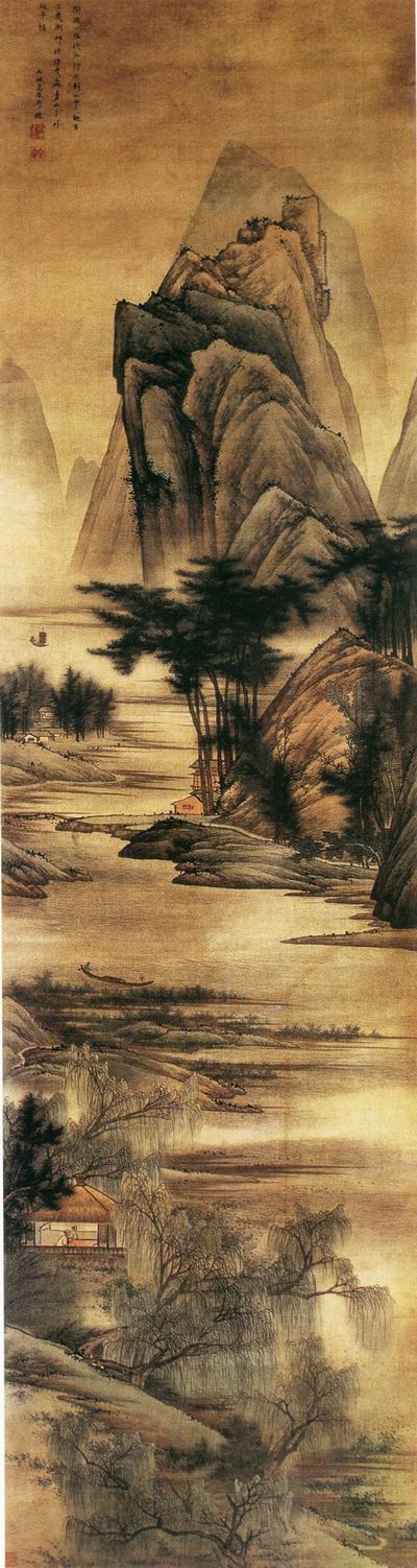清代山水画图片大全曝光,清代山水画真迹图片