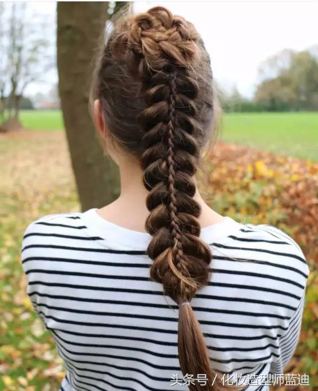 觉得直发好看,直发适合的编发