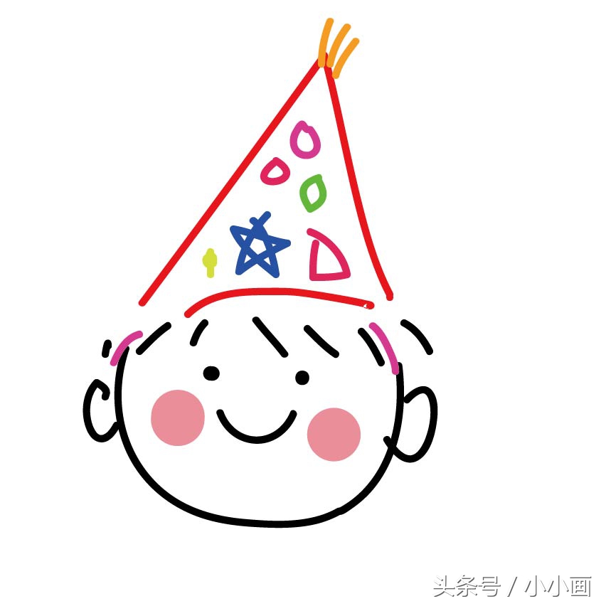 推荐各种帽子画法教程,儿童太阳帽子简单画法