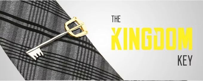 白领精英们，以后打领带可以选个游戏主题的领带夹了