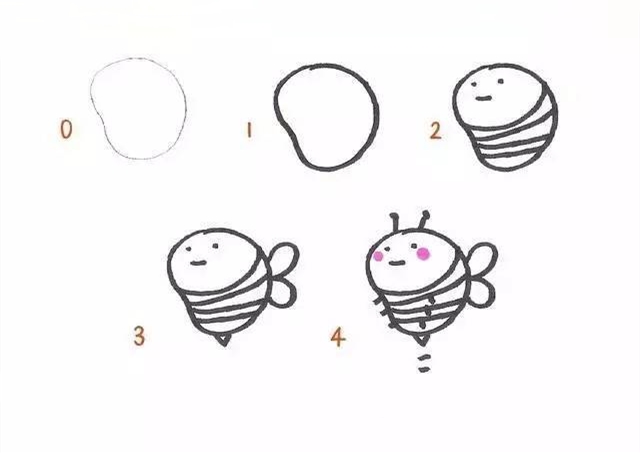 创意简笔画小孩可爱,创意幼儿简笔画简单又好看