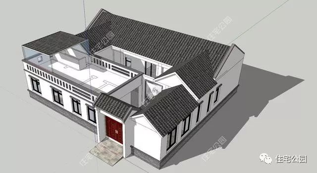 农村房子翻新改造徽派四合院,破旧老四合院改造出来让人惊艳