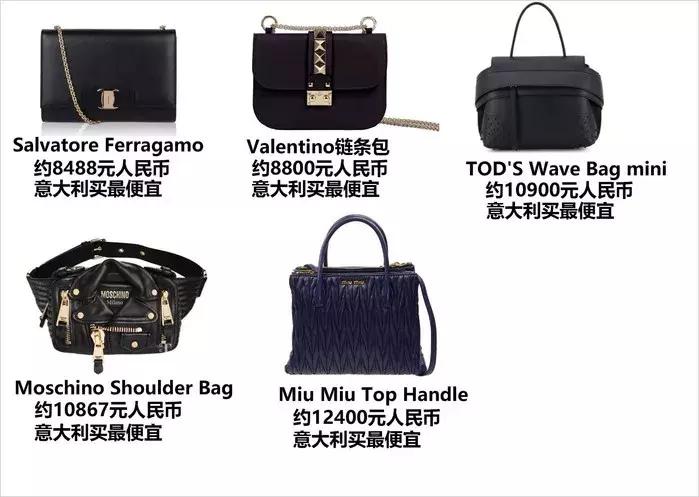 超实用剁手攻略！千元的Furla到万元Chanel，奢侈品包包全球比价~