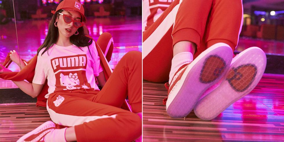 pumahellokitty联名鞋,hellokitty联名鞋puma