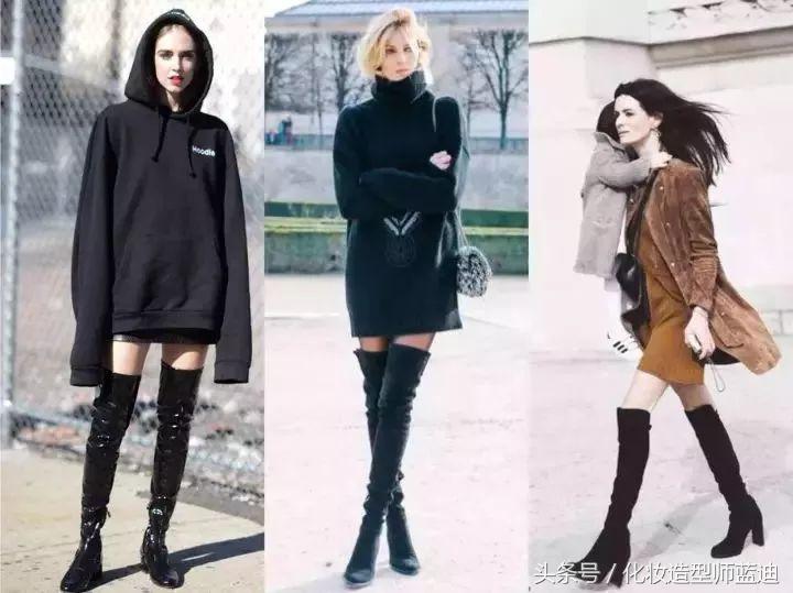 过膝长靴怎么穿搭才高级,过膝长靴怎么搭衣服