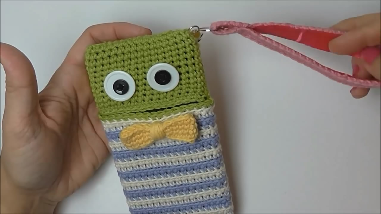 华为nova8pro手机套钩织教程,简单的手机套的钩织教程