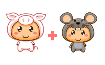 属猪的情侣属相配对表大全,夫妻双方都属猪生肖配对