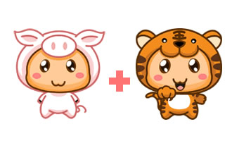 属猪的情侣属相配对表大全,夫妻双方都属猪生肖配对