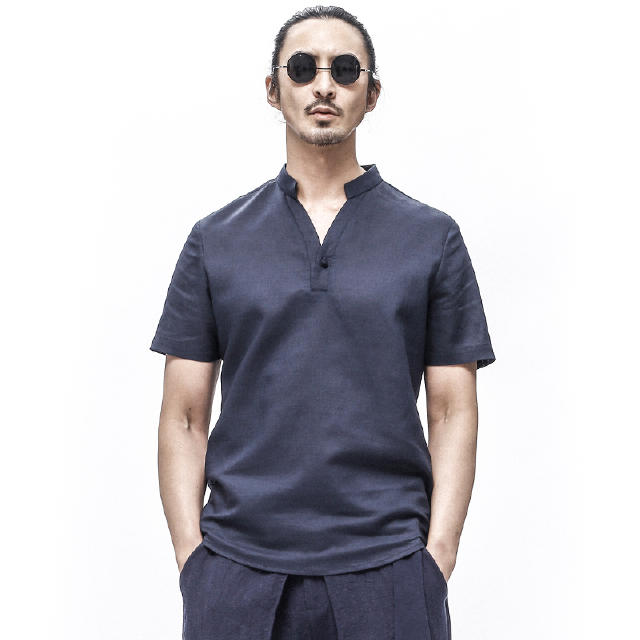 凉爽透汗轻奢高级感衬衫,柔软凉爽亚麻制成的宽松衬衫