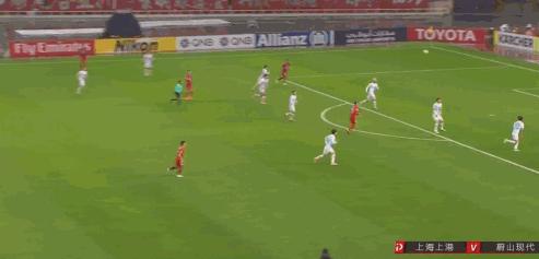 亚冠上港2-2蔚山现代,武磊上港奥斯卡梅开二度