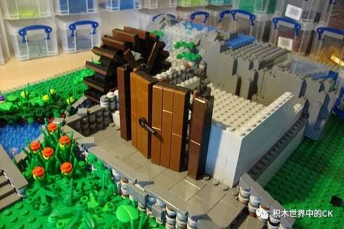 教程手把手教你如何用乐高搭建中古场景5之水车屋
