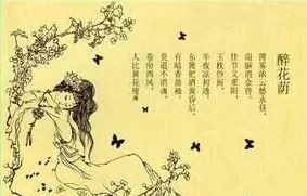 她借酒消愁：怎一个愁字了得；却醉词发问：知否？应是绿肥红瘦