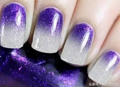 好看渐变色美甲,渐变粉色的超美丽梦幻美甲图片