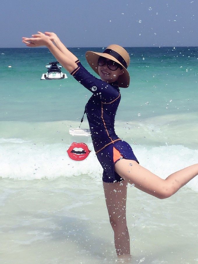 第一次去泰国海滩,大海去旅行泰国