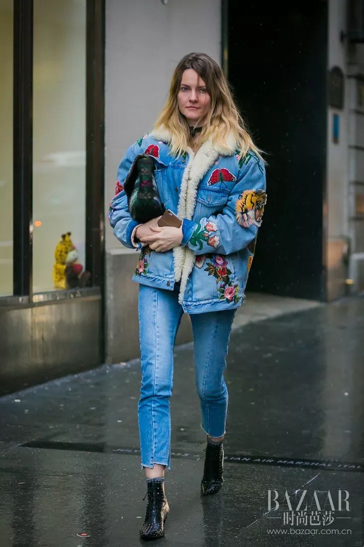 牛仔夹克该怎么穿,牛仔夹克怎样穿