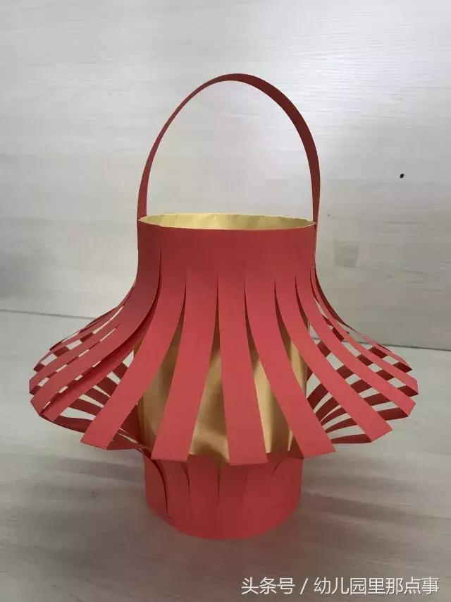 大灯笼手工简单又漂亮元宵节彩纸,2022元宵灯笼手工制作创意个性