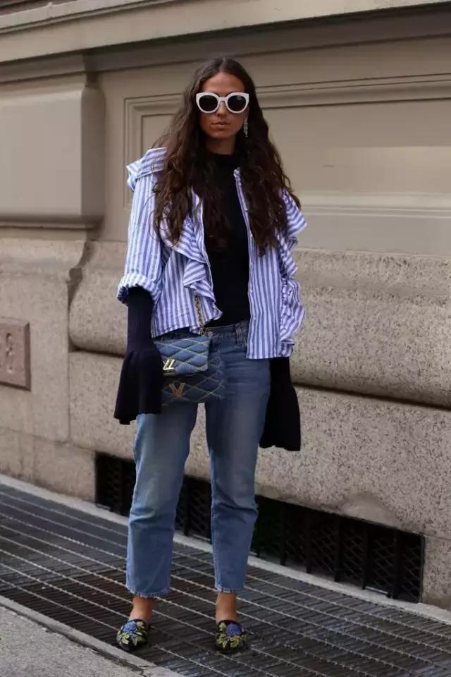 显瘦秋季针织衫时髦,针织衫怎么穿出高街感