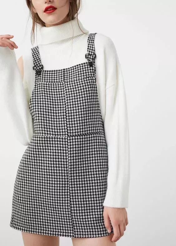 减龄背带裙冬天,200斤夏季背带裙大码胖mm显瘦遮肉