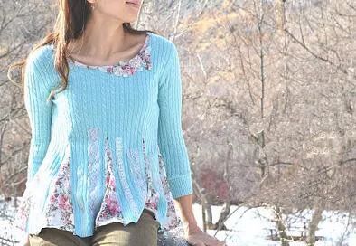 无袖旧毛衫改造大全图,旧毛衣改造100种方法