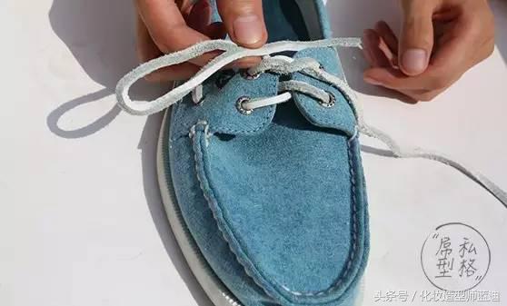 简单又不容易松的系鞋带小技巧,穿鞋带的方法教程慢动作双蝴蝶结