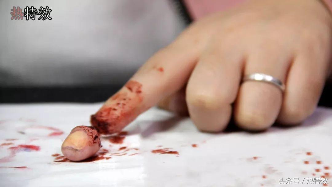 特效化妆之遮盖疤痕,化妆特效逼真