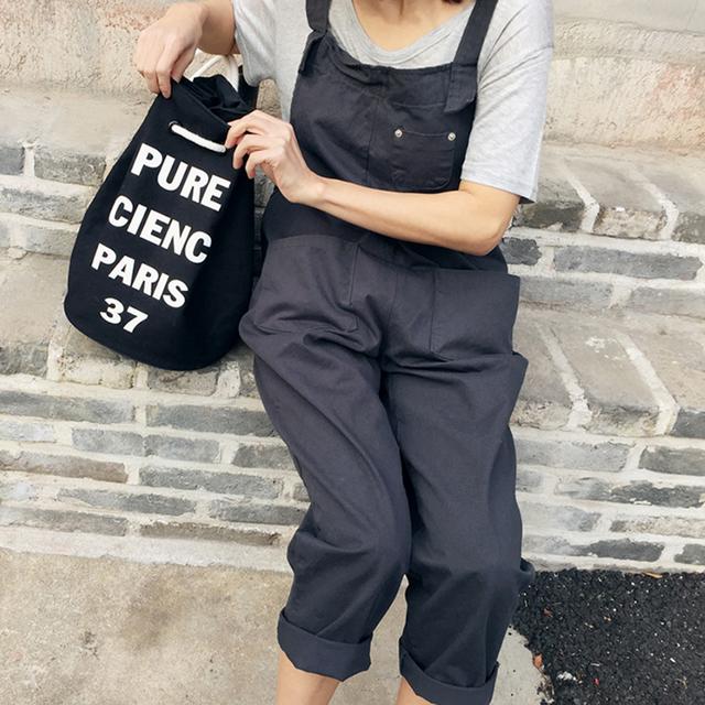 想穿背带裤但是不敢露腿怎么办,穿对裤子了搭啥上衣都好看