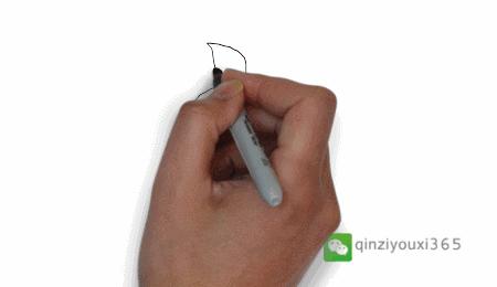 100个人物动态简笔画,青蛙蝌蚪动态简笔画