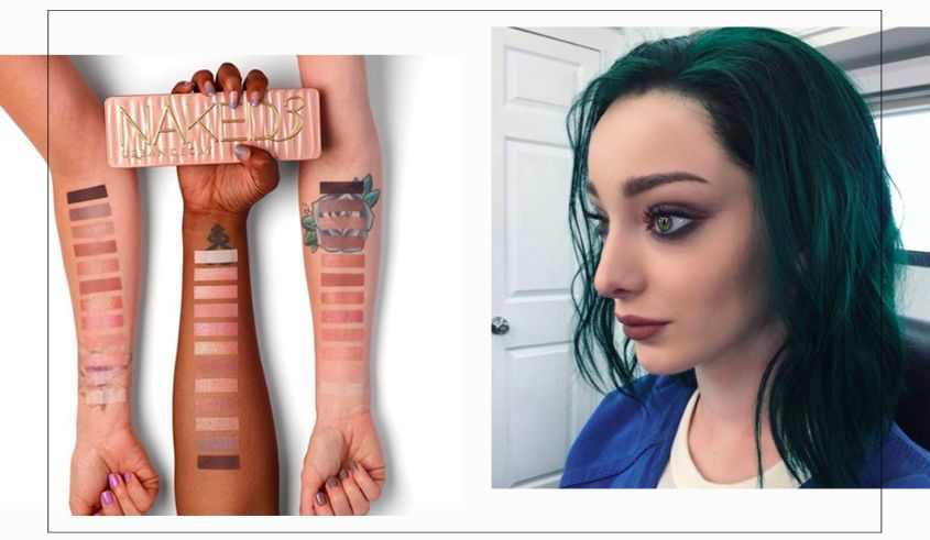 爆红网络靠一头绿发？让80万人沦陷的绝世美颜，竟是靠化妆台上的