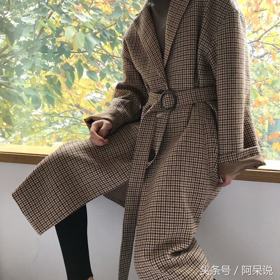 永远都在流行的千鸟格！复古时尚单品，一件就够！