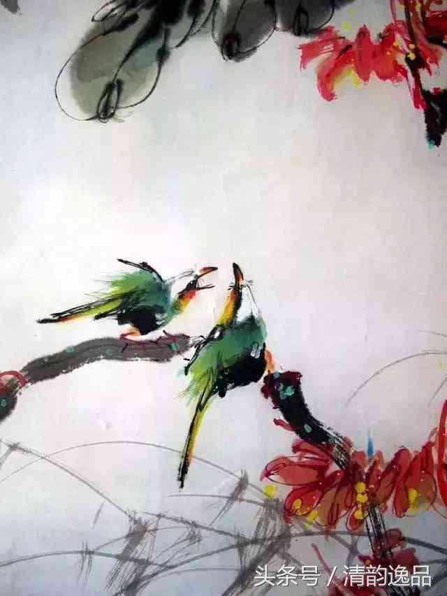 赵少昂岭南画派国画花鸟,岭南画派十大名家名单赵少昂