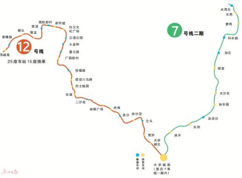 广州地铁2条新线,大学城17号地铁线最新消息