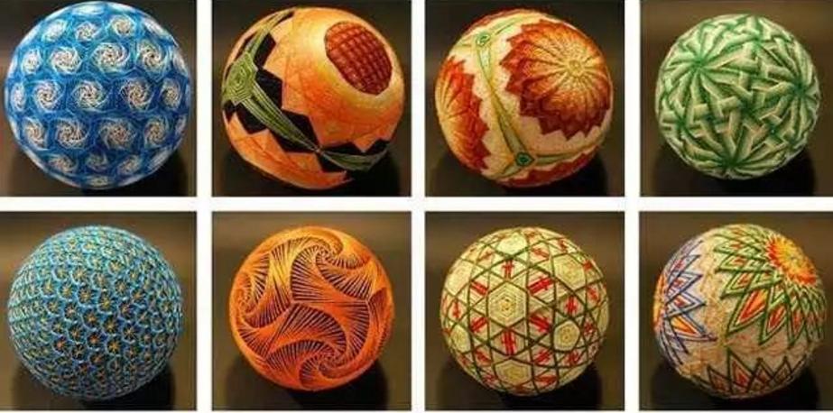 美轮美奂手鞠球制作经典教程,手鞠球制作装饰