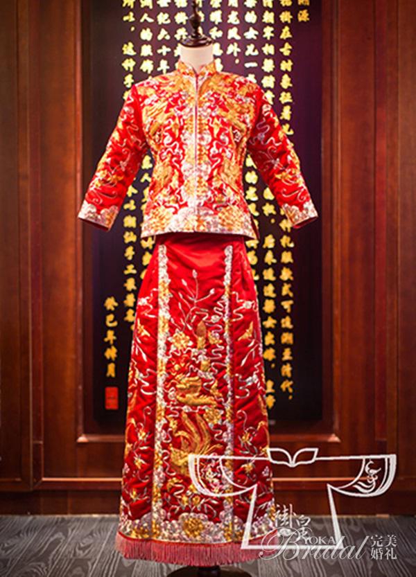 新娘穿龙凤褂有什么讲究,微胖新娘龙凤褂怎么挑选