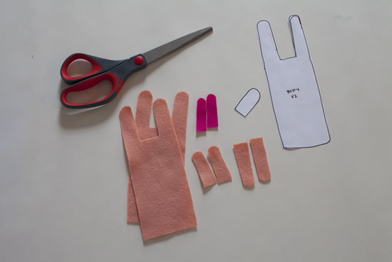 diy兔挂饰手工,小白兔布偶玩具手工制作教程