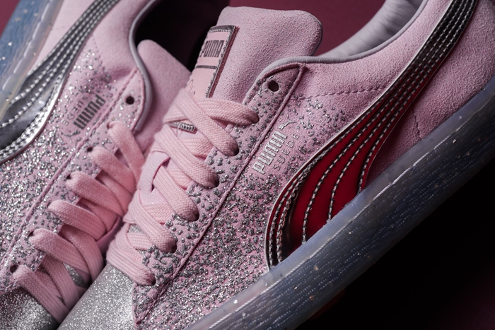 puma粉色和紫色运动套装,2018puma秋冬女子系列产品发布