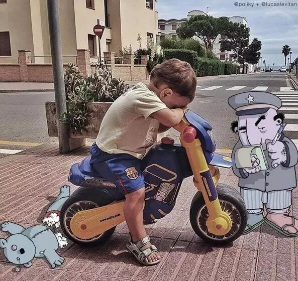 一组脑洞大开的小漫画,脑中构思了一部有意思的创意漫画