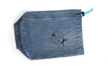 旧物改造牛仔裤收纳盒,旧牛仔改造壁挂收纳袋