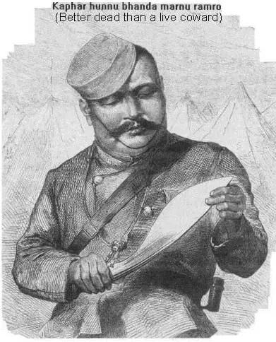 冷兵器尼泊尔刀实战,尼泊尔弯刀和中国剑