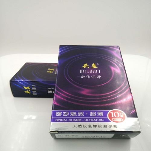 “啪”出新境界头盔安全套上演另类“保护色”