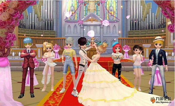 劲舞团浪漫婚礼,劲舞团浪漫现场