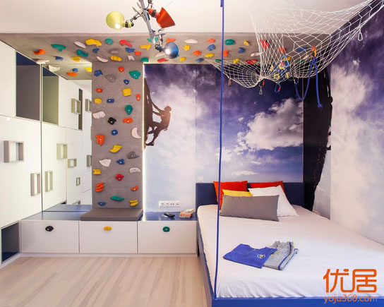 帅气的卧室设计,帅气男生卧室设计