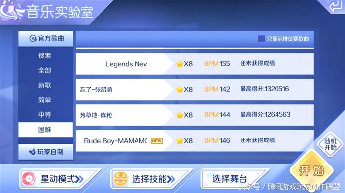 炫舞星动模式四指,炫舞节奏模式10星有啥歌