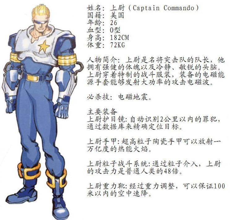 街机游戏名将剧情解析,回忆录游戏人物介绍