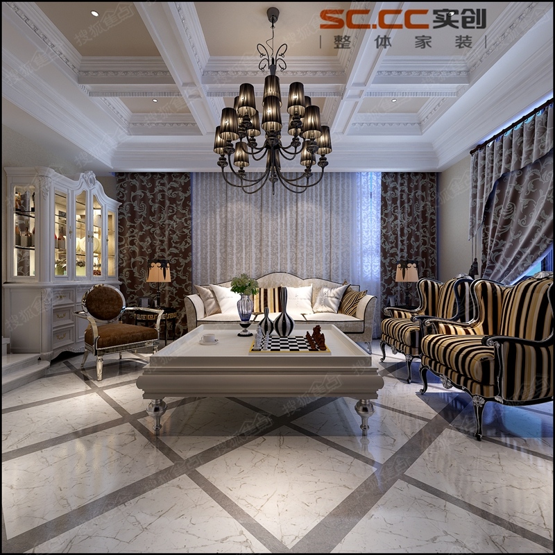 青岛红墅湾别墅德式装修,青岛世茂红墅湾别墅275平