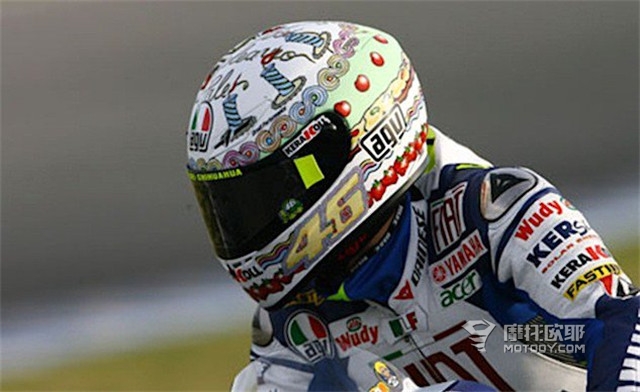 罗西最喜欢的头盔,迄今为止罗西最帅的头盔